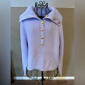 Ann Taylor Lavender Cowl Neck Sweater